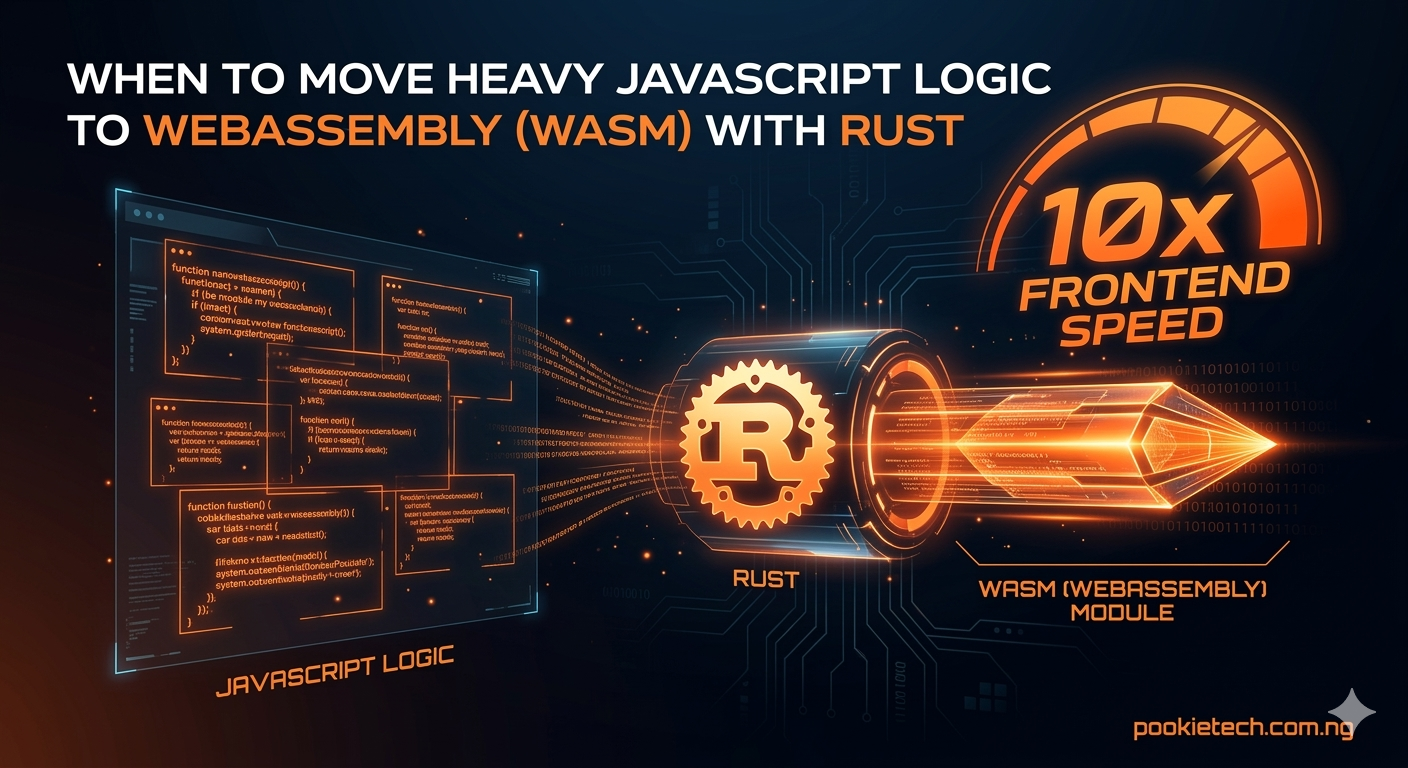 when to move heavy JavaScript logic to WebAssembly (Wasm) with Rust for up to 10x frontend speed