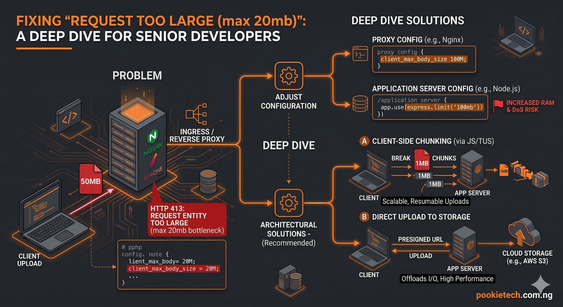 Fixing 'Request Too Large (max 20mb)': A Deep BreakDown for Senior Developers